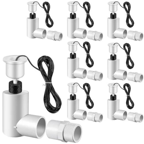 Miniatura 9 de Paquete de 1 interruptor flotante SS2 para una fácil instalación, interruptor de flotador de CA con adaptador de 3/4 pulgadas y cable de 6 pies