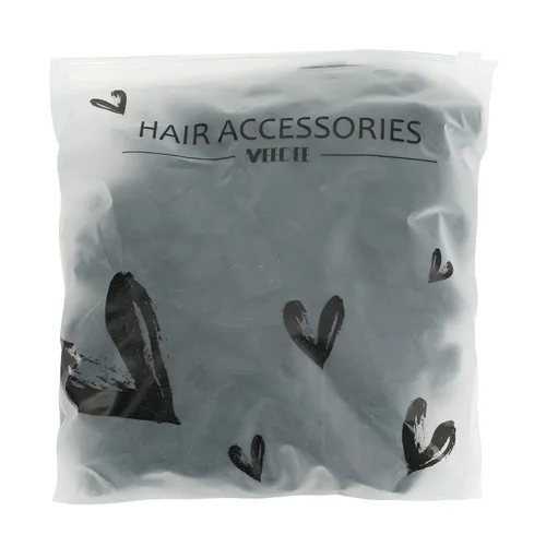 Miniatura 8 de MEEDEE Paquete de 100 lazos para el cabello, color negro, sin pliegues, nudos suaves para mujeres, sin daño, adecuado para colas de caballo, yoga