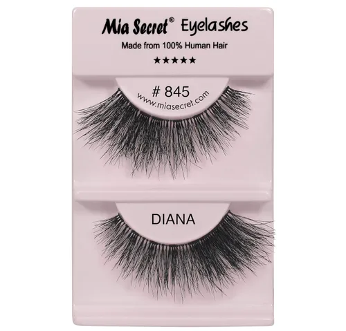 Miniatura 37 de Mia Secret Demi Wispies - Pestañas postizas de estilo natural, pestañas de tira fina, banda transparente invisible, pestañas de cabello humano