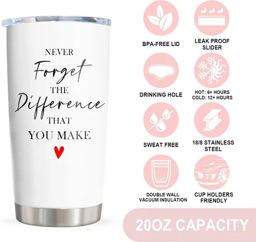 Miniatura 5 de Regalos de agradecimiento para mujeres/hombres, regalos de agradecimiento para profesores/empleados, regalo de jubilación para mujer, regalo
