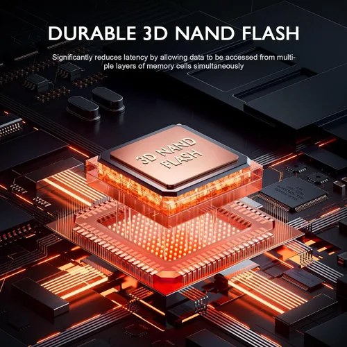 Miniatura 6 de M.2 NVMe SSD 128GB Gen3x4, SSD de 2242 con placa de extensión 2280, unidad de estado sólido interna, velocidad de lectura de hasta 1900MB/s, 3D NAND