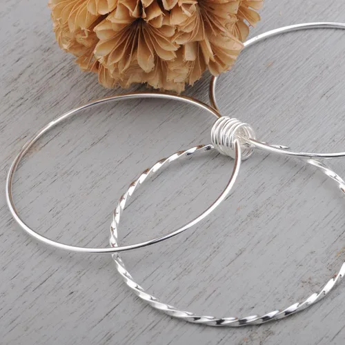 Miniatura 4 de Silver Bangle Bracelet