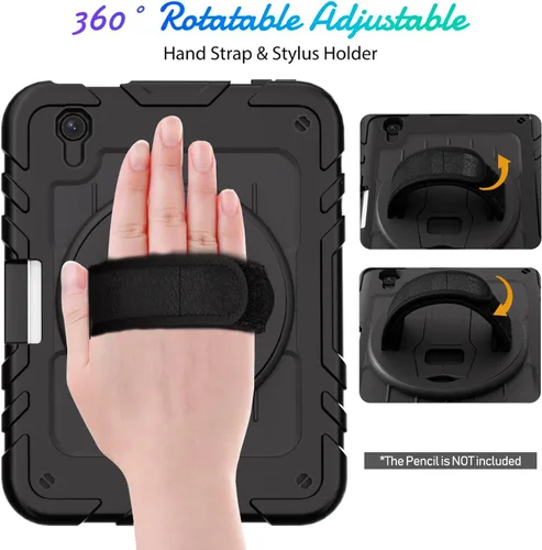 Miniatura 4 de Funda para iPad mini 7 A17 Pro/iPad mini 6 de 8.3 pulgadas, funda para iPad mini de 7ª/6ª generación (2024/2021) con soporte para lápiz/soporte