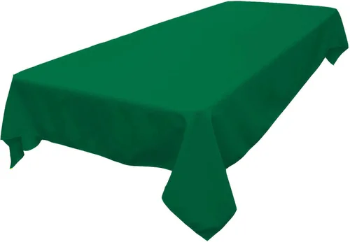 Miniatura 204 de LA Linen Mantel rectangular lavable de popelín de poliéster, resistente a las manchas y a las arrugas, cubierta de mesa 60x84, mantel de tela