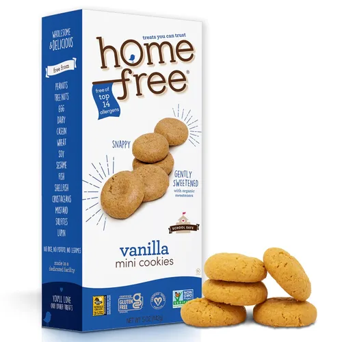 Miniatura 23 de Homefree Mini Caja de Galletas con Doble Chispas de Chocolate, Sin Gluten, Sin Nueces, Vegano, Seguro para la Escuela y Refrigerio Amigable