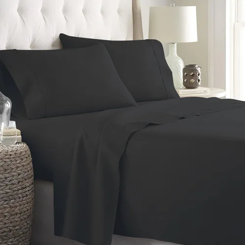 Miniatura 18 de Danjor Linens Juego de sábanas Cal King para personas que duermen con calor, sábanas de calidad de hotel con 4 fundas de almohada, bolsillos 03