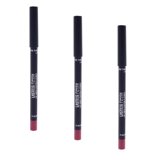 Miniatura 12 de Rimmel Lasting Finish 8HR Lápiz delineador de labios suave, fórmula vibrante y mezclable para bloquear el lápiz labial en su lugar durante 8 horas