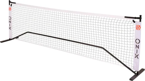 Miniatura 25 de ONIX Pickleball 2 en 1 Juego de red portátil de tamaño reglamentario y red de práctica incluye estuche de transporte con ruedas