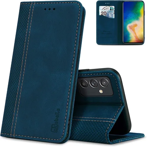 Miniatura 30 de AKABEILA Para Samsung A5 2017 Cartera Funda de Tarjeta de Crédito Titular Cierre Magnético Kickstand PU Cuero A Prueba de Golpes Flip Folio Libro