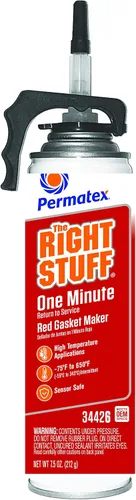 Miniatura 13 de Permatex 34628 Right Stuff - Máquina de juntas de alta temperatura, 90 minutos, color rojo, 3 onzas