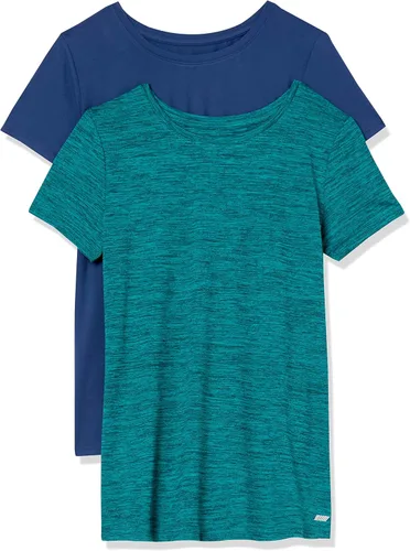 Miniatura 61 de Amazon Essentials Camiseta de manga corta con cuello redondo para mujer, de secado rápido, para entrenamiento, gimnasio, paquete múltiple