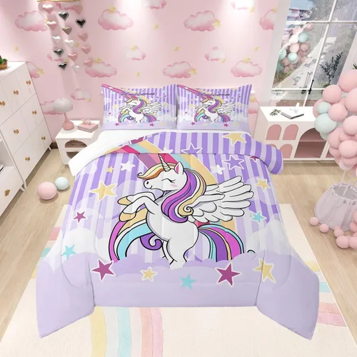Miniatura 10 de Lindo Juego de Edredón de Elefante Juego de Ropa de Cama de Animales de Dibujos Animados para Niños Niñas Mujeres Adultos Edredón de Hojas