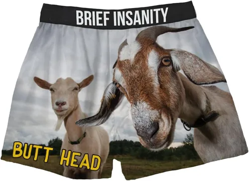 Miniatura 32 de BRIEF INSANITY Funny & Comfy Boxer Shorts and Pajama Pants for Men & Women Novelty Graphic Underwear & Loungewear