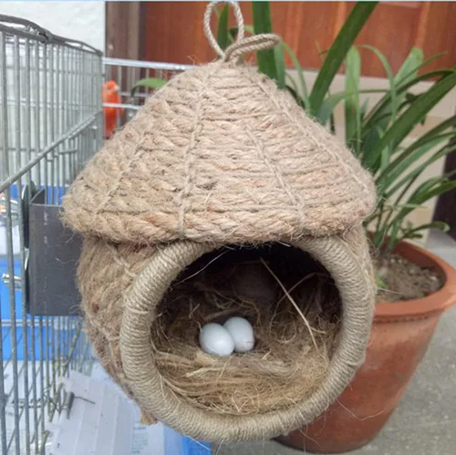 Miniatura 5 de Almohadillas de material de anidación de mezcla natural para nido de pájaros, material de nido de pájaro, ideal para construcción de nidos