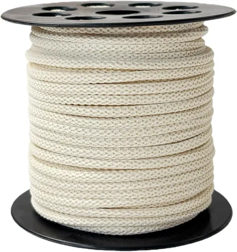 Miniatura 17 de Cuerda trenzada de macramé de 5/64 pulgadas de colores surtidos – Cuerda de poliéster hecha a mano de 100 yardas para hacer joyas, ganchillo, asa