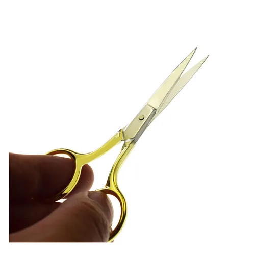 Miniatura 5 de Tijeras profesionales de aseo para cuidado personal, depilación facial y recorte de cejas de nariz y oreja, acero inoxidable, tijeras de punta curva