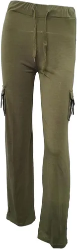Miniatura 3 de Women Wide Leg Pants High Waist Stretch Flare Leggings Workout Cargo Sweatpants Soft Drawstring Athletic Pants
