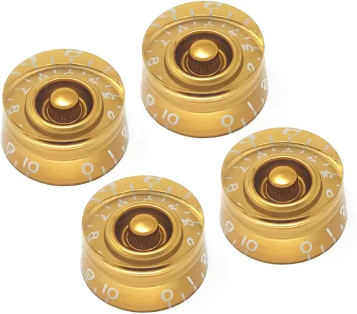 Miniatura 7 de Pomos de velocidad blancos compatibles con guitarra eléctrica Gibson Les Paul SG (juego de 4) se adapta a 24 ollas de eje dividido de Estados Unidos