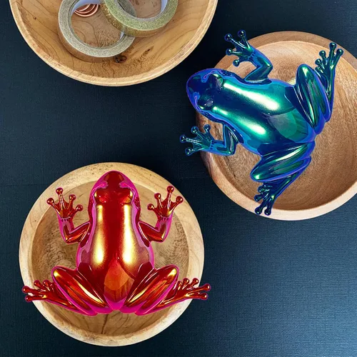 Miniatura 6 de 2 moldes de resina de rana, molde de resina de silicona animal 3D para fundición epoxi, molde de silicona en forma de rana para bricolaje, resina
