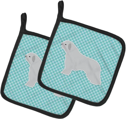 Miniatura 394 de Caroline's Treasures BB3567PTHD - Juego de soportes para ollas de cocina resistentes al calor, almohadillas calientes para cocinar, hornear, Copo
