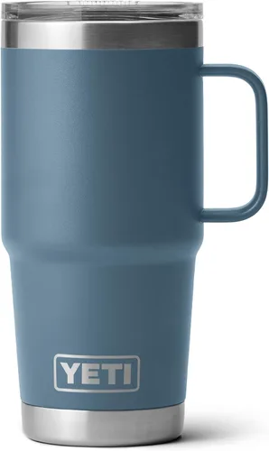 Miniatura 26 de YETI - Vaso de viaje Rambler de 20 onzas, de acero inoxidable, aislada al vacío con tapa fuerte Stronghold Blanco