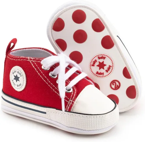 Miniatura 33 de KIDSUN zapatos deportivos altos hasta el tobillo para bebés, niños y niñas con suela antideslizante, suaves, para recién nacidos, zapatos