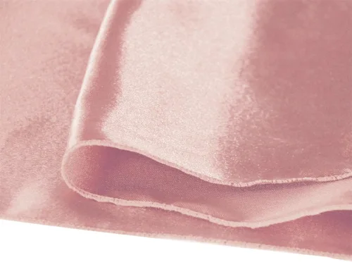 Miniatura 2 de WELMATCH Lazos para silla de satén rosa rubor, 12 unidades, para decoración de banquetes de boda, fiesta, evento, decoración (rosa rubor, 12)