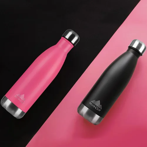 Miniatura 4 de Mont-Clair H2O - Botella de agua de acero inoxidable aislada al vacío, sin BPA, botella de bebidas frías 12 horas y calientes las 24 horas, metal