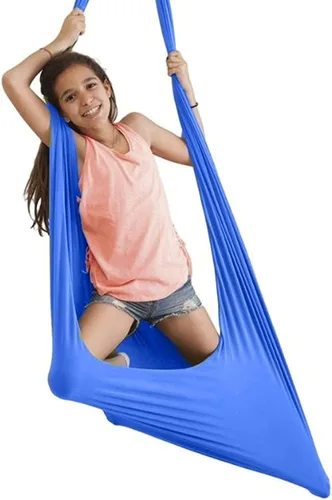 Miniatura 9 de Columpio sensorial para interiores con autismo y terapia para niños, hamaca colgante para niños y adolescentes con TDAH autista y Asperger