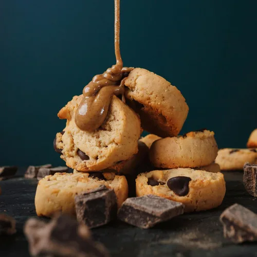 Miniatura 3 de HighKey Galletas con chispas de chocolate con proteínas, bajas en azúcar, alto en proteínas, paquete de 3, 2.25 onzas, galletas bajas