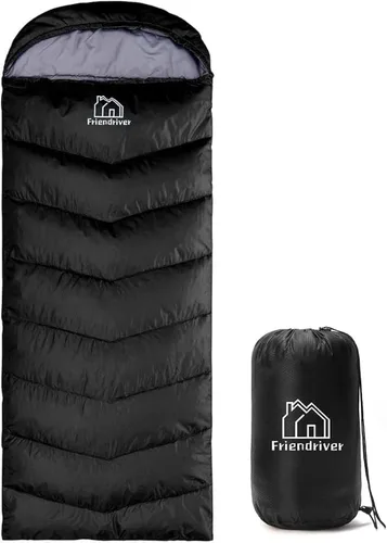 Miniatura 13 de Versión mejorada de tamaño XL del saco de dormir para acampar 4 estaciones, cálido y fresco, peso más ligero, adultos y niños pueden utilizar bolsa