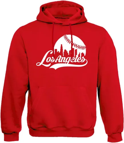 Miniatura 36 de Xtreme Apparrel Cityscape Skyline - Sudadera con capucha para hombre para fanáticos del béisbol