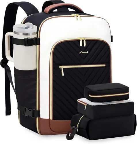 Miniatura 16 de LOVEVOOK Mochila de Viaje Grande, Mochila de Equipaje de Mano para Aviones, Viajes