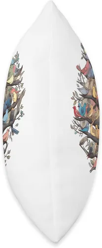 Miniatura 2 de Vogelliebhaber & Vogel Beobachter Store Tree Bird Observation Throw Pillow, 16x16, Multicolor