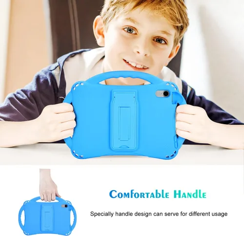 Miniatura 3 de TopEsct Funda infantil para iPad mini 7 (A17 Pro) 2024/iPad Mini6 2021, funda de silicona a prueba de golpes con soporte de asa para iPad mini