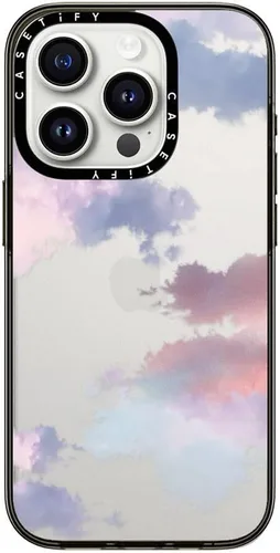 Miniatura 3 de Funda CASETiFY Impact para iPhone 12 Pro Max - Blanco Nubes - Negro Claro Nubes Blancas