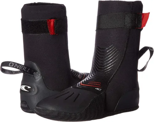 O'Neill Heat - Botas de neopreno con punta redonda de 0.118 pulgadas con suela de goma texturizada para surf en agua fría, paddleboarding, esnórquel
