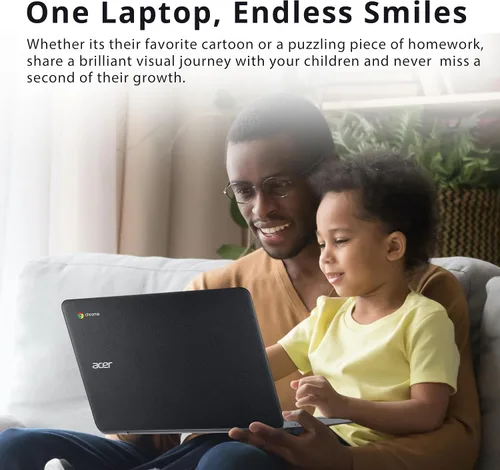 Miniatura 4 de acer Laptop Chromebook 311 HD IPS de 11.6 pulgadas, Intel Celeron N4020, 4 GB de RAM LPDDR4, 32 GB eMMC, gráficos Intel UHD 600, Wi-Fi 5, cámara HD