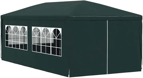 Miniatura 12 de vidaXL Tienda de campaña para fiestas al aire libre, 9 pies 10 pulgadas x 9 pies 10 pulgadas, resistente a los rayos UV y al agua, carpa de jardín