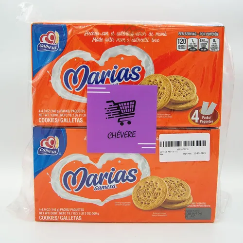 Miniatura 7 de Paquete económico de 2 – Maria Galletas, paquete total de 39.4 onzas – Incluye 2 cajas de 19.7 onzas cada una – Galletas mexicanas María – Viene