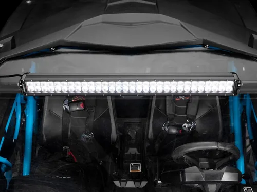 Miniatura 4 de SuperATV Barra de luz combinada LED recta de 30 pulgadas, incluye interruptor basculante y arnés de cableado, soportes de montaje universales