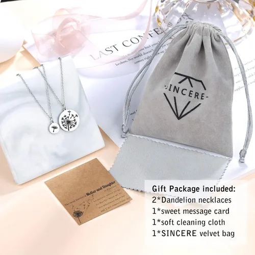 Miniatura 6 de Juego de collar para madre e hija para 23 regalos del día de la madre para mamá e hija