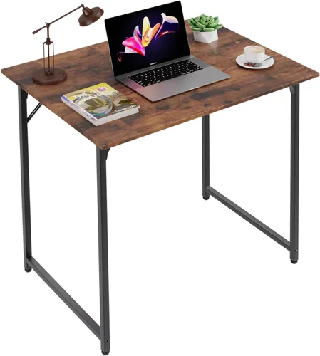 Miniatura 4 de Escritorio para computadora de oficina de 32 pulgadas, pequeño, moderno, estilo simple, mesa de trabajo de madera para escribir, mesa de trabajo