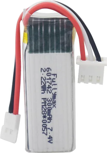 Miniatura 5 de sea jump 3 unids 7.4 V 300 mAh batería de litio+1to3 línea de conversión de carga para WLToys F959 XK DHC-2 A600 A700 A800 A430 planeador remoto
