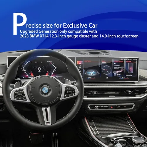 Miniatura 2 de 2024 2025 BMW 3Series 2026 4Series 5Series 2024 2025 Protector de pantalla para BMW X7 i4 i7 iX 3Series 4Series 5Series 7 Series 2025 X3 ldrive 8