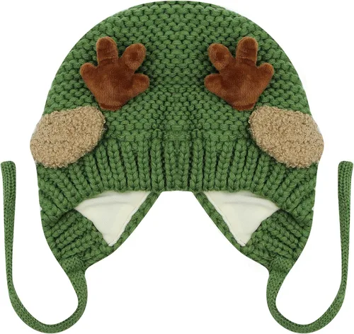 Miniatura 3 de AIBEARTY Gorro de invierno cálido de felpa con correa para la barbilla, talla única