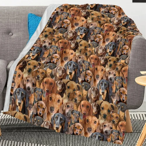 Miniatura 10 de Manta con estampado Airedale Terrier – Manta con estampado de animales divertidos para amantes de los perros y cachorros, regalos Airedale Terrier