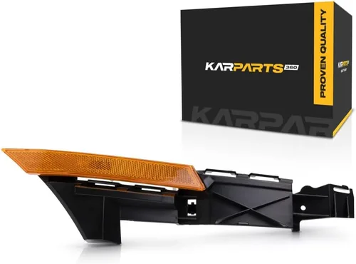 Miniatura 10 de KarParts360 Conjunto de luz de marcador lateral para Mercury Milan 2006 07 08 2009 lado del conductor con soporte de repuesto para FO1026107 6E5Z