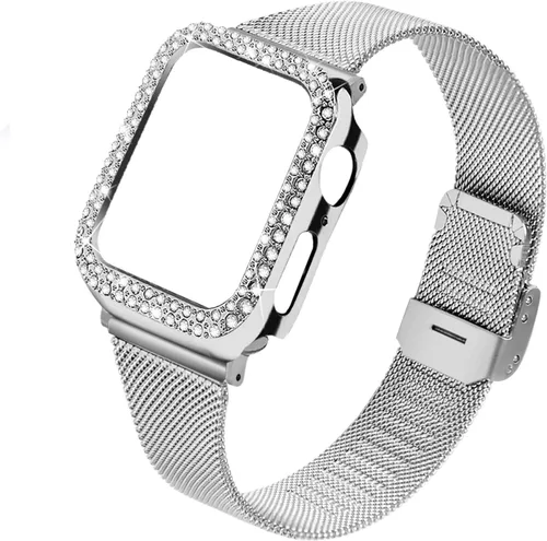 Miniatura 11 de Joyozy - Bandas de repuesto, delgadas y a la moda compatibles con Apple Watch de 1.49, 1.57, 1.65 y 1.73 pulgadas, de resina, muy cómodas
