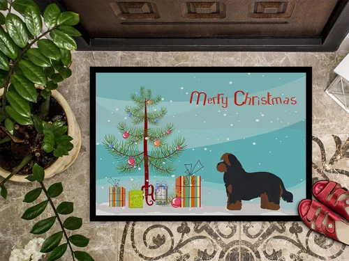 Miniatura 203 de Caroline's Treasures CK3799MAT Akita Shepherd - Tapete de árbol de Navidad de 18 x 27 pulgadas, tapete para puerta delantera, interior y exterior